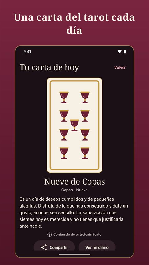 La carta del tarot del día