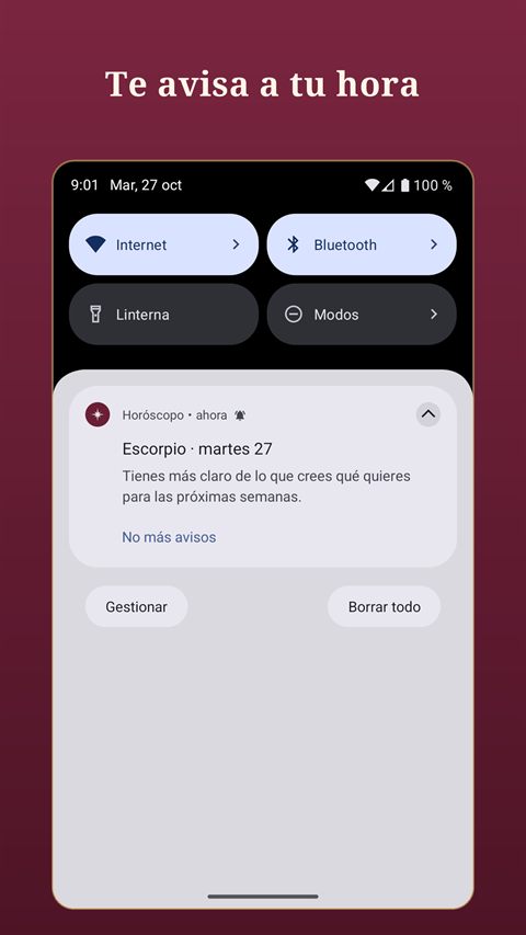 Aviso diario con tu horóscopo