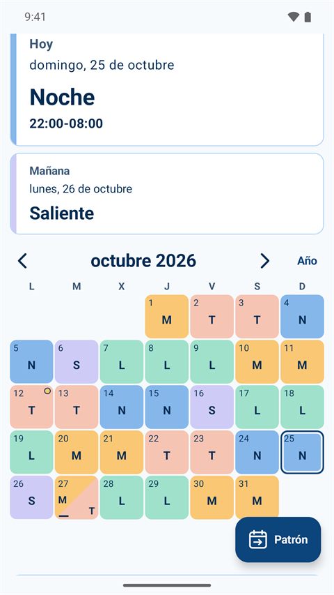Hoy y mañana: el turno, las horas y la nota