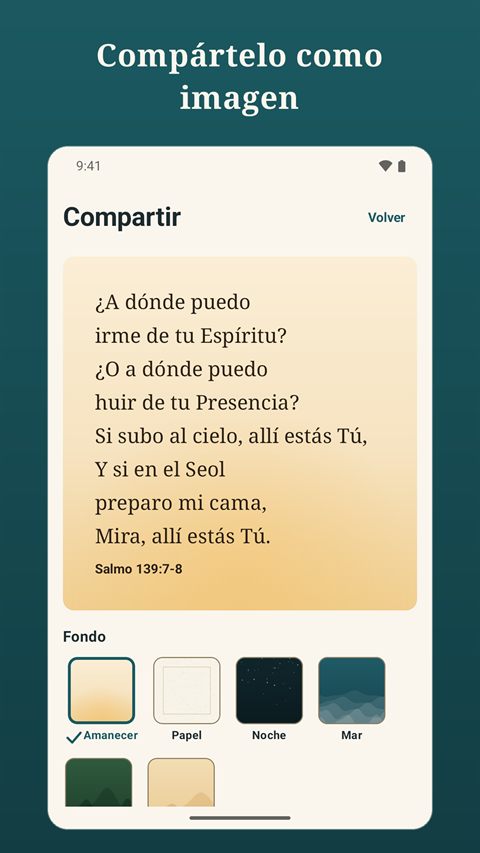 Compartir el versículo como imagen